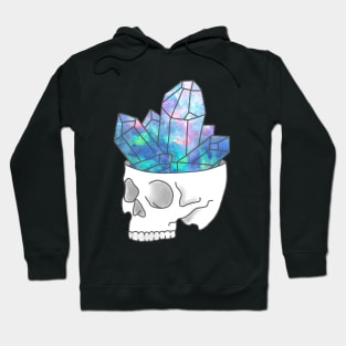 Crystal skull witch magic supernatural occult spell tumblr pastel print Hoodie